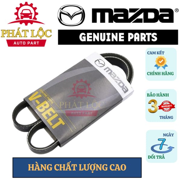 Dây curoa tổng, dây bơm Mazda 2 2015-2022, Mazda 3 2015-2022, Mazda 6 2015-2022, Cx-5 2015-2022 ( Mazda chính hãng) - ảnh 2