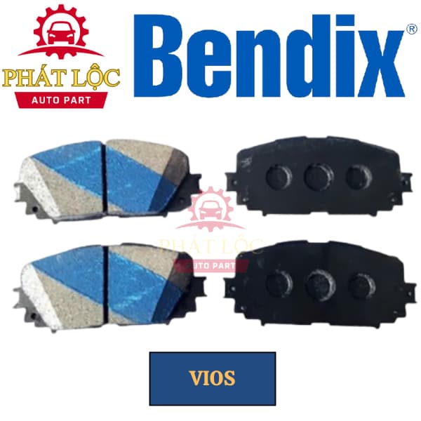 Má phanh trước Bendix phù hợp với  Vios 2009-2022 ( Bendix chính hãng) - ảnh 3
