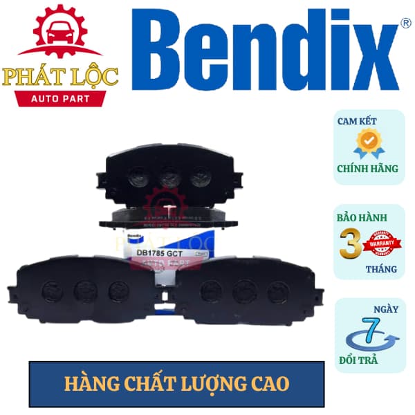 Má phanh trước Bendix phù hợp với  Vios 2009-2022 ( Bendix chính hãng) - ảnh 2