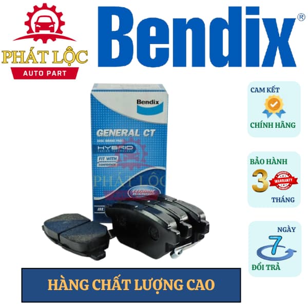 Má phanh sau Bendix phù hợp Vios 2009-2022, Altis 2009-2020, Yaris 2006-2011 (Bendix chính hãng) - ảnh 2