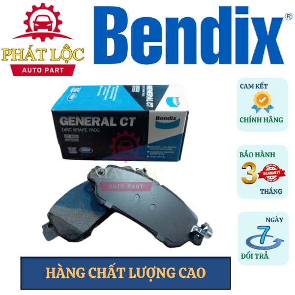 Má phanh trước Benidx phù hợp Nissan Almera 2022-2024 ( Bendix chính hãng) - ảnh 2