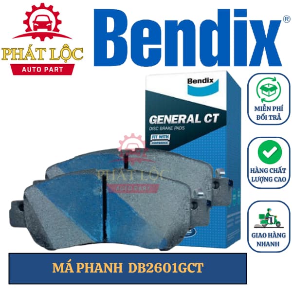 Má phanh trước Benidx phù hợp Nissan Almera 2022-2024 ( Bendix chính hãng)