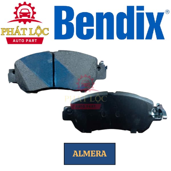 Má phanh trước Benidx phù hợp Nissan Almera 2022-2024 ( Bendix chính hãng) - ảnh 3