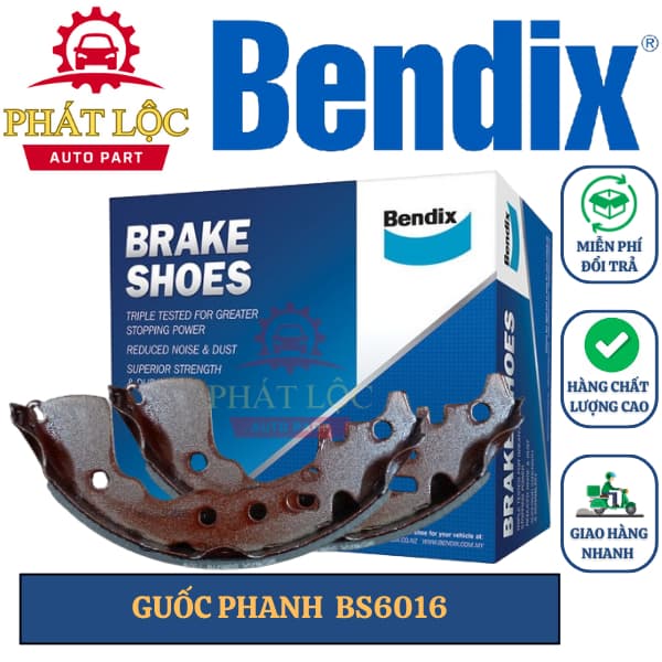 Guốc phanh sau Bendix phù hợp Nissan Almera 2020-2024 ( Bendix chính hãng)
