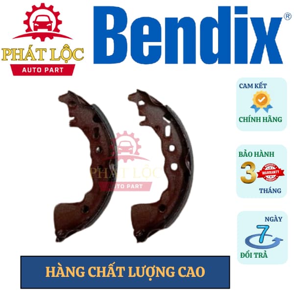 Guốc phanh sau Bendix phù hợp Nissan Almera 2020-2024 ( Bendix chính hãng) - ảnh 2