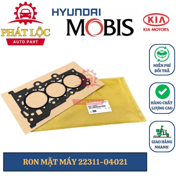 Ron mặt máy Grand I10 1.0 2014-2021, Morning 1.0 2012-2018 ( Mobis chính hãng)