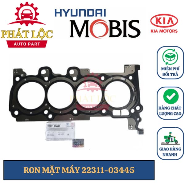 Ron mặt máy Accent, Morning1.2 2012-2020, Grand I10 1.2 2014-2020 ( Mobis chính hãng)