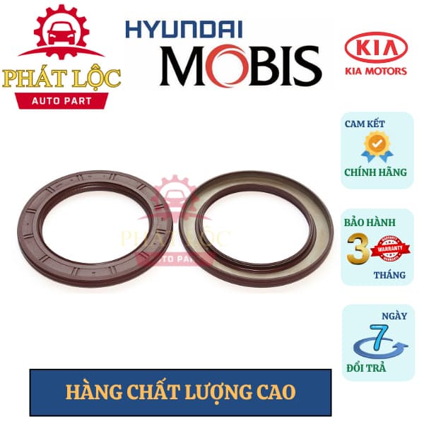 Phớt đuôi cốt máy, trục cơ Grand I10, Morning, Accent, Cerato, Elantra, Tucson, Kona...( Mobis chính hãng) - ảnh 2