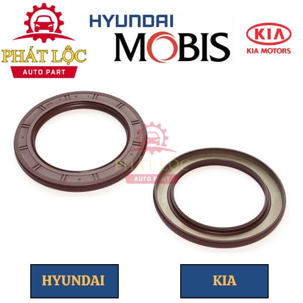 Phớt đuôi cốt máy, trục cơ Grand I10, Morning, Accent, Cerato, Elantra, Tucson, Kona...( Mobis chính hãng) - ảnh 3