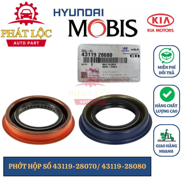 Phớt lap, phớt hộp số Grand I10, Morning, Rio, Getz... ( Mobis chính hãng)