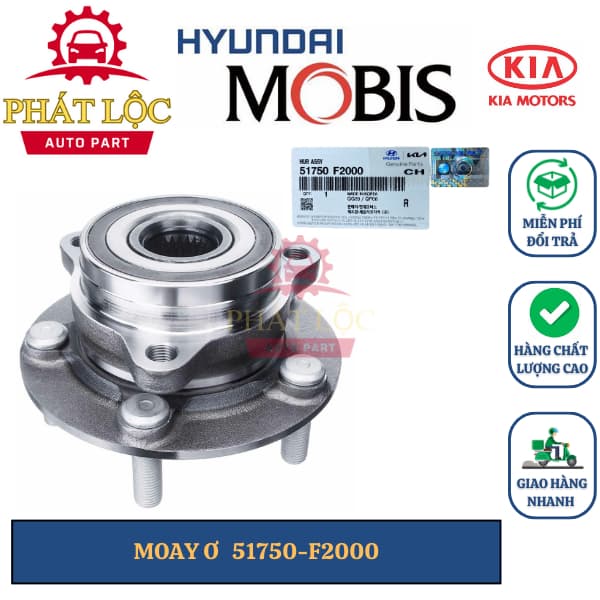 Moay ơ trước Elantra 2016-2020, Kona, Cerato 2019-2021,... ( Mobis chính hãng )