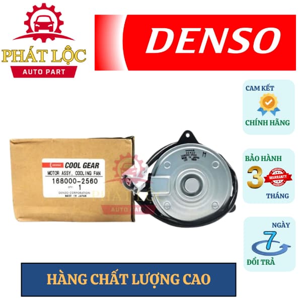 Mô tơ quạt két nước, giàn nóng Denso phù hợp Altis 1.8 2.0 2007-2020, Corolla ( Denso chính hãng) - ảnh 2