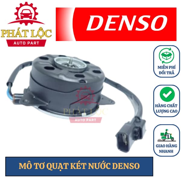 Mô tơ quạt két nước, giàn nóng Denso phù hợp Honda CRV 2.4, HRV ( Denso chính hãng)