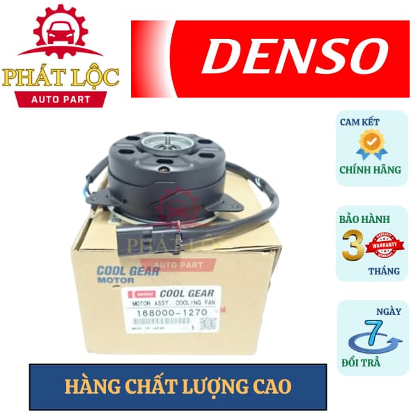 Mô tơ quạt két nước, giàn nóng Denso phù hợp Honda CRV 2.4, HRV ( Denso chính hãng) - ảnh 2