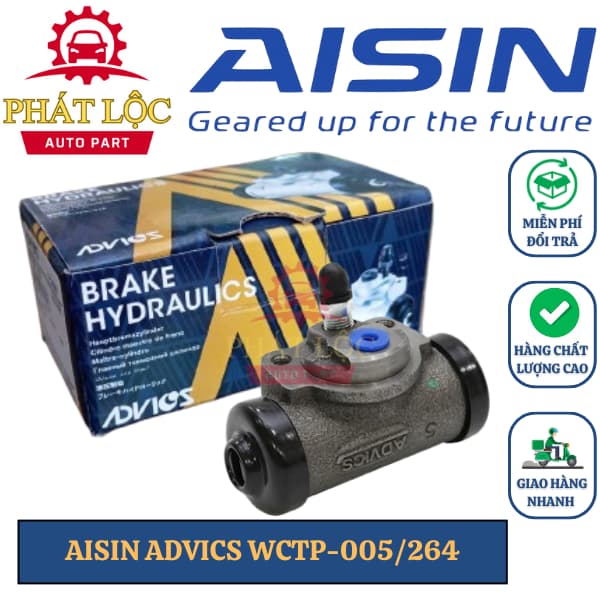 Xi lanh phanh, heo thắng Aisin phù hợp với Innova, Fortuner, Vios, Wigo, Hiace ( Aisin Advics chính hãng)