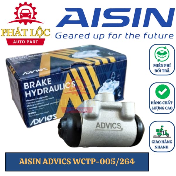 Xi lanh phanh, heo thắng Aisin phù hợp với Xpander, Triton, Pajero Sport, Lancer, Zinger ( Aisin Advics chính hãng)
