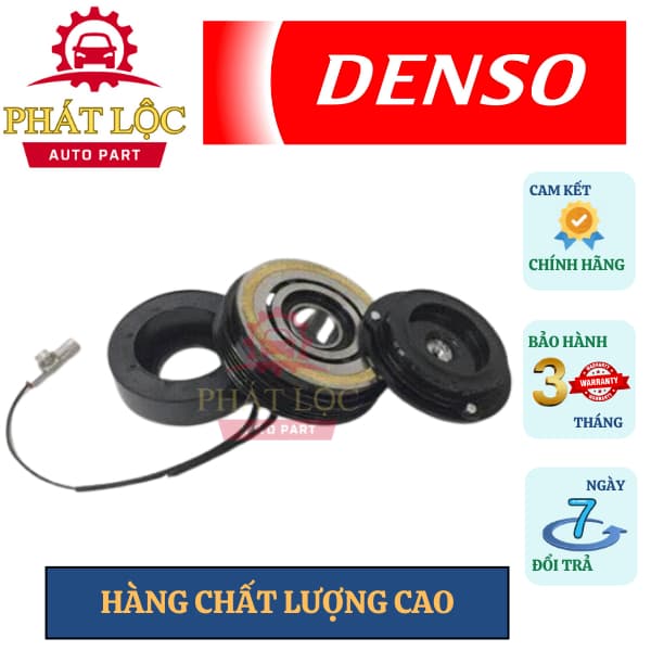 Puly lốc lạnh, côn từ Denso phù hợp xe Vios ( Denso chính hãng) - ảnh 2