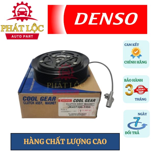 Puly lốc lạnh, côn từ Denso phù hợp Innova, Fortuner, Altis, Hilux ( Denso chính hãng) - ảnh 2