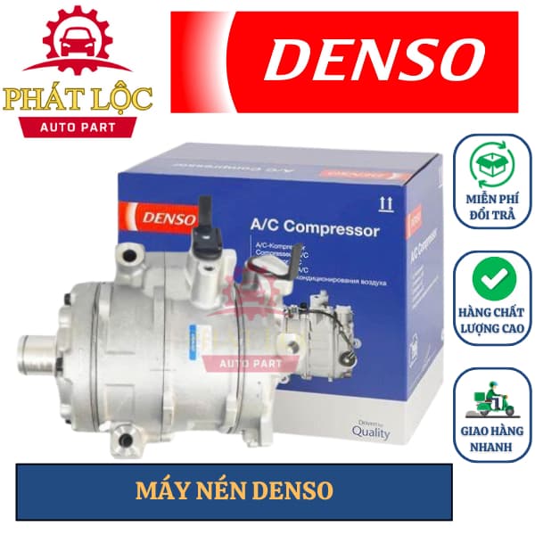 Lốc lạnh, máy nén Denso phù hợp Xpander, Pajero Sport ( Denso chính hãng)