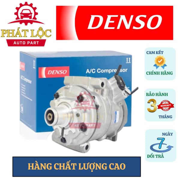 Lốc lạnh, máy nén Denso phù hợp Xpander, Pajero Sport ( Denso chính hãng) - ảnh 2