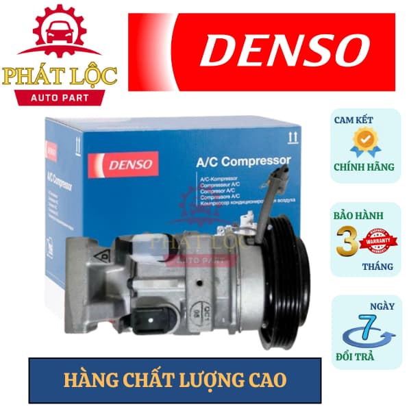 Lốc lạnh, máy nén Denso phù hợp Vios ( Denso chính hãng) - ảnh 2