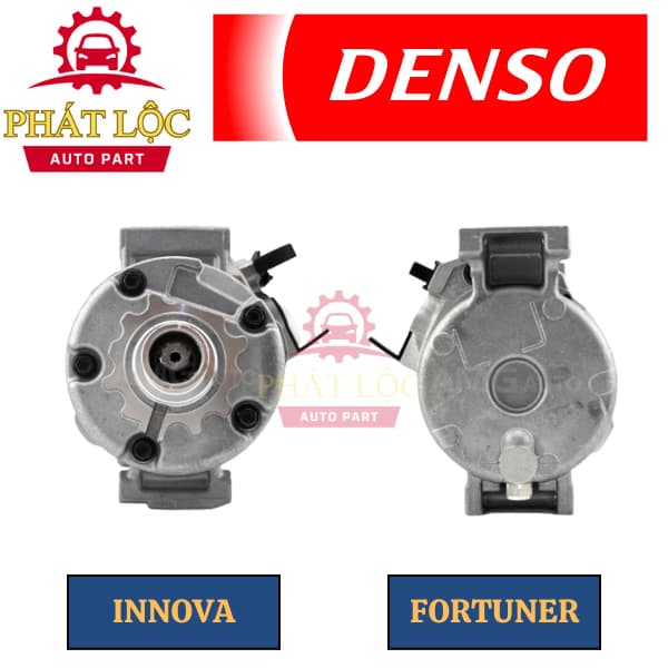 Lốc lạnh. máy nén Denso phù hợp Innova, Fortuner, Hilux ( Denso chính hãng) - ảnh 3
