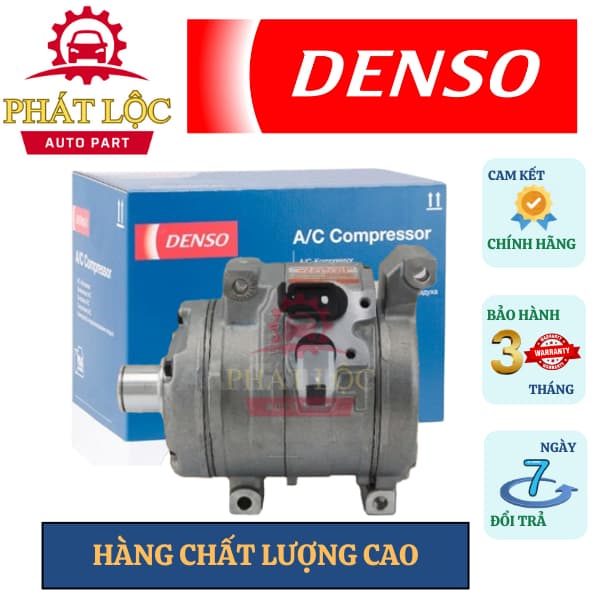 Lốc lạnh. máy nén Denso phù hợp Innova, Fortuner, Hilux ( Denso chính hãng) - ảnh 2
