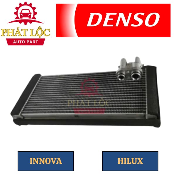 Giàn lạnh, Dàn lạnh Denso phù hợp Innova, Fortuner, Hilux, Avanza, Rush ( Denso chính hãng) - ảnh 3