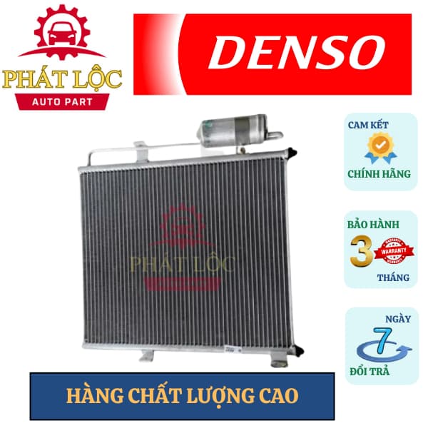 Giàn nóng, dàn nóng Denso phù hợp Triton, Pajero, Mirage ( Denso chính hãng) - ảnh 2