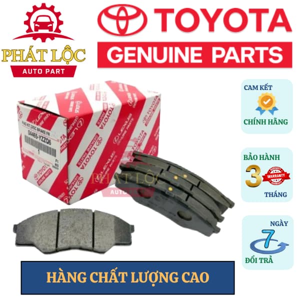 Má phanh trước Innova 2004-2016 ( Toyota chính hãng) - ảnh 2