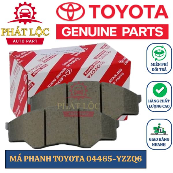 Má phanh trước Innova 2004-2016 ( Toyota chính hãng)