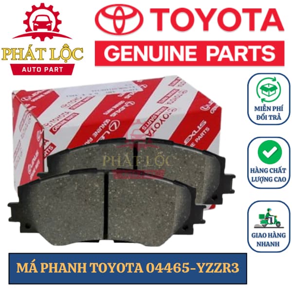 Má phanh trước Altis 2008-2018 ( Toyota chính hãng)