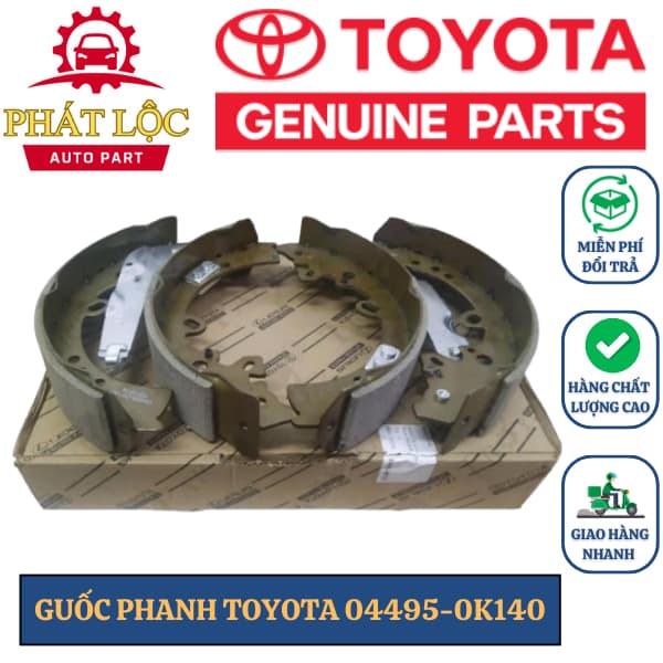 Guốc phanh Innova 2004-2022 ( Toyota chính hãng)