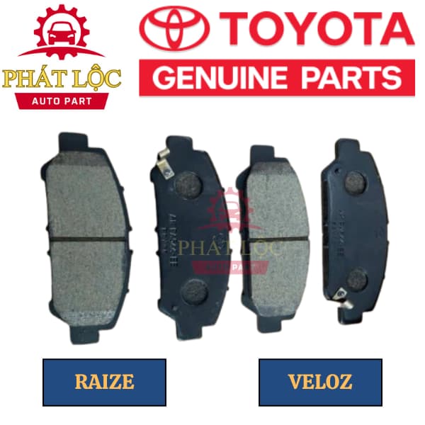 Má phanh trước Raize 2021-2023, Veloz 2022-2024, Avanza 2022-2024 ( Toyota chính hãng) - ảnh 3