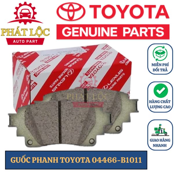 Má phanh trước Veloz 2022-2024, Altis 2020-2023, Avanza 2022-2024, Yaris Cross ( Toyota chính hãng)