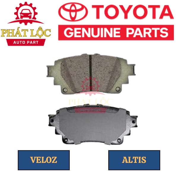 Má phanh trước Veloz 2022-2024, Altis 2020-2023, Avanza 2022-2024, Yaris Cross ( Toyota chính hãng) - ảnh 3