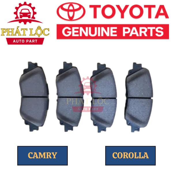 Má phanh trước Corolla Cross 2020-2023, Camry 22019-2023 ( Toyota chính hãng) - ảnh 3