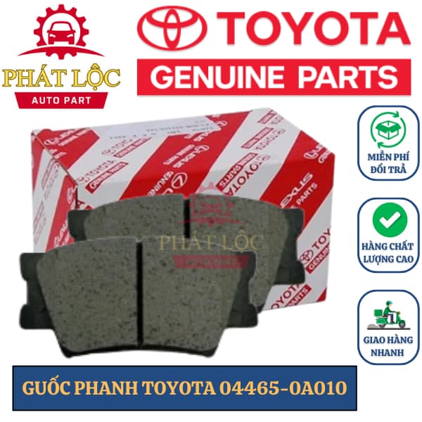 Má phanh sau Corolla Cross 2020-2023, Camry 2007-2018 ( Toyota chính hãng)