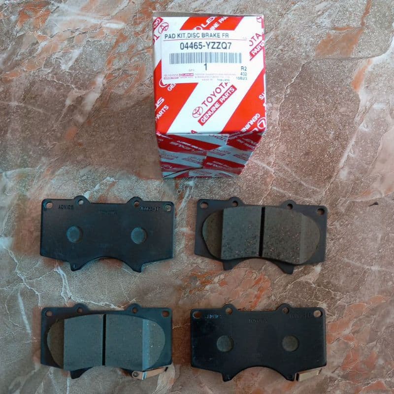 Má phanh trước Fortuner 2009-2023, Hilux 2015-2022 ( Toyota chính hãng) - ảnh 4