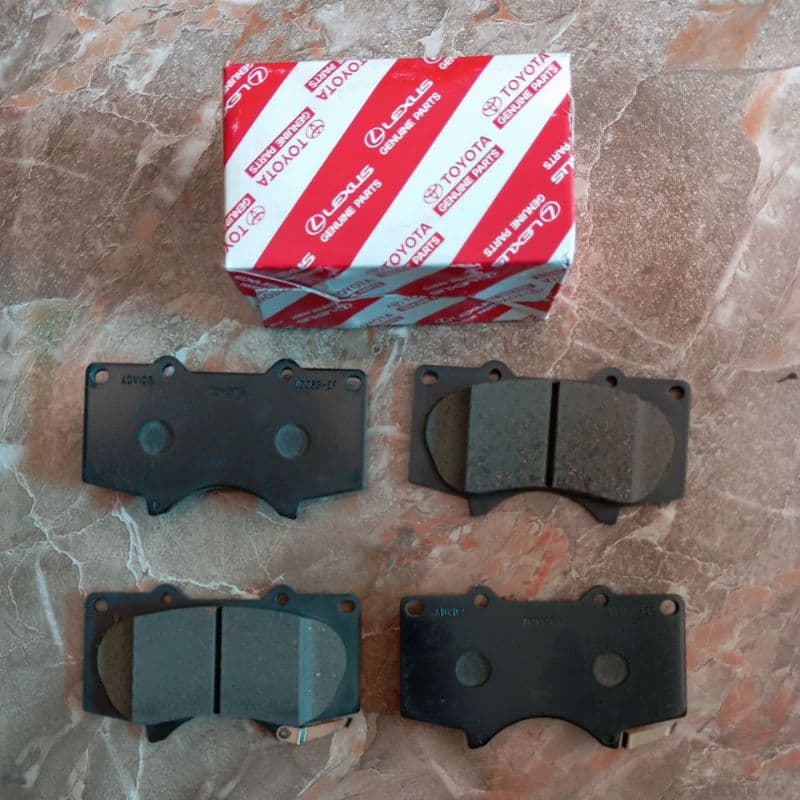 Má phanh trước Fortuner 2009-2023, Hilux 2015-2022 ( Toyota chính hãng) - ảnh 5