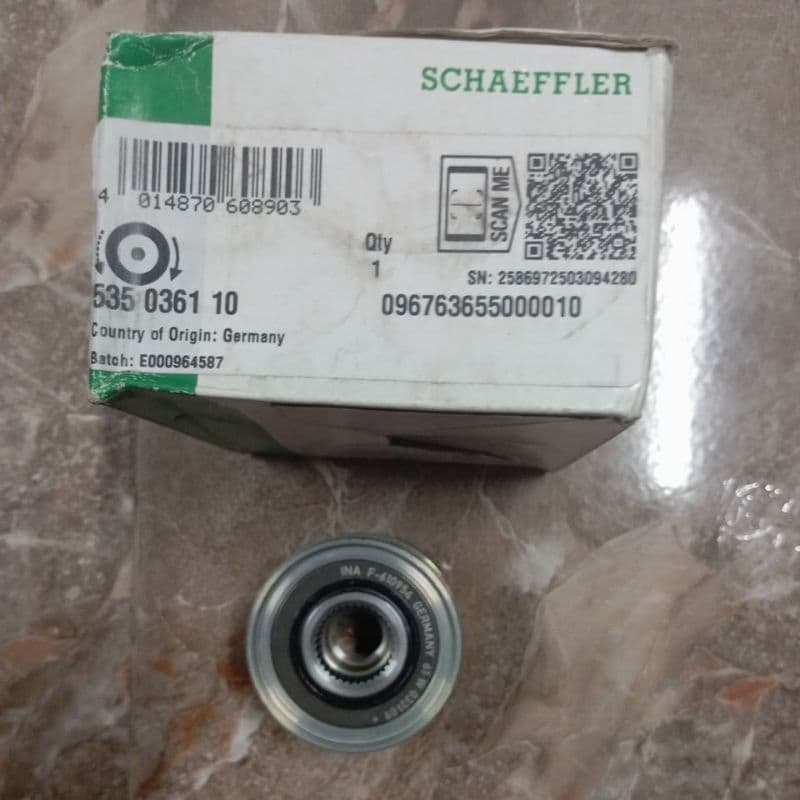 Puly máy phát INA phù hợp với Ford Fiesta, Focus,Ecosport 2013-2020 (INA chính hãng) - ảnh 7