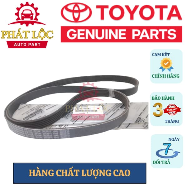 Dây curoa  tổng Rush, Avanza 2015-2020 ( Toyota chính hãng) - ảnh 2