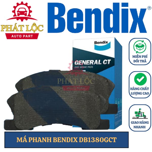 Má phanh trước Bendix phù hợp Wigo ( Bendix chính hãng)