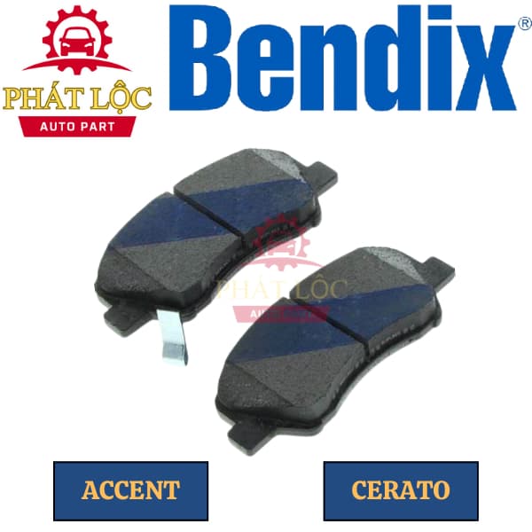 Má phanh trước Bendix phù hợp Accent 2011-2020, Cerato 2016-2018, Creta 2015-2020 ( Bendix chính hãng) - ảnh 3