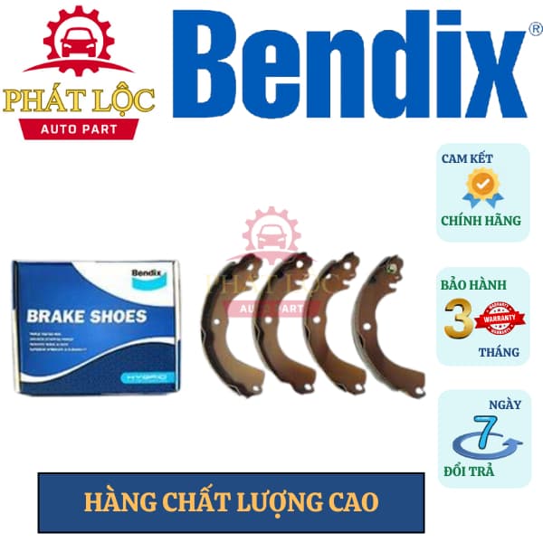 Guốc phanh sau Bendix phù hợp  Attrage 2013-2021, Mirage ( Bendix chính hãng) - ảnh 2