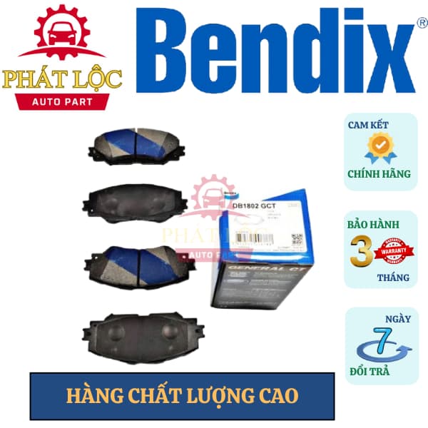 Má phanh trước Bendix phù hợp Altis 2008-2019 ( Bendix chính hãng) - ảnh 2