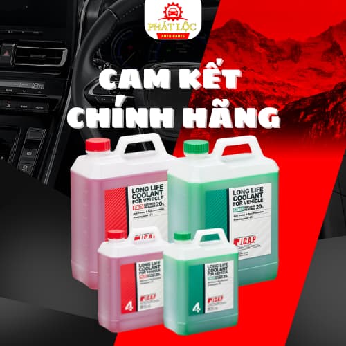 Nước làm mát động cơ JCAP từ Nhật Bản 2 màu xanh đỏ can 4L - ảnh 3
