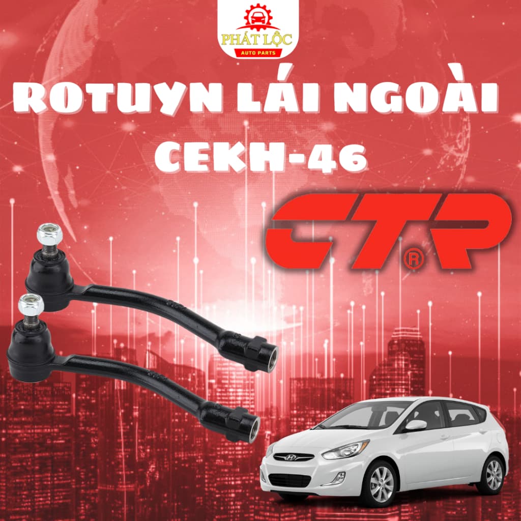 Rotuyn lái ngoà trái CTR phù hợp với Accent 2011-2017, Rio 2011-2017 ( CTR chính hãng)