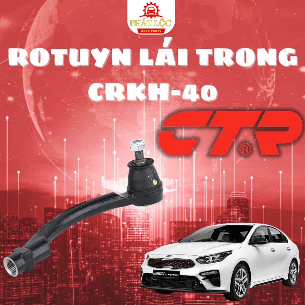 Rotuyn lái ngoài trái CTR phù hợp với Cerato 2012-2018, K3 2013-2016 ( CTR chính hãng)