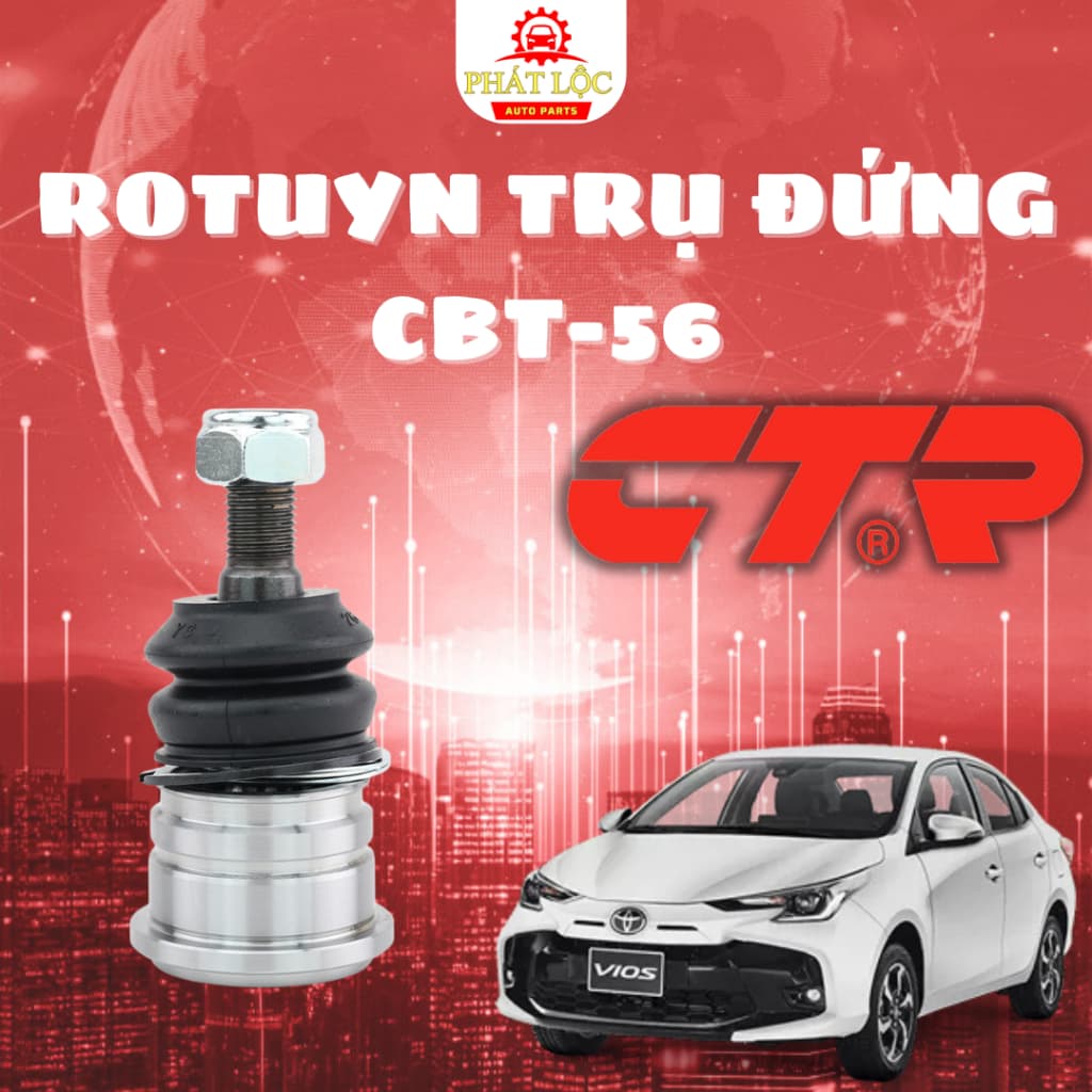 Rotuyn trụ đứng dưới CTR phù hợp với Vios 2003-2018, Yaris 03-17( CTR chính hãng)